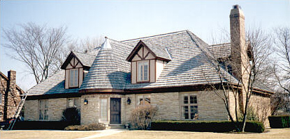 Repaired Cedar Roofing